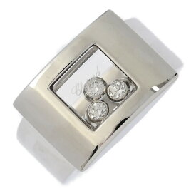 CHOPARD ショパール ハッピーダイヤモンド 3P・ダイヤモンド リング・指輪/K18WG/750-20.7g/13号/#53/ホワイトゴールド【♀】【S】【レディース】/h250724★■585335【中古】