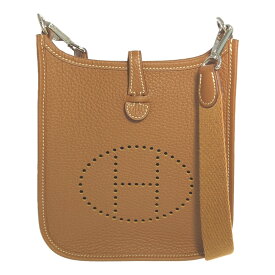 HERMES エルメス エヴリンTPM・B刻印 2023年 シルバー金具 ショルダーバッグ/ブラウン/ミニバッグ【オールシーズン】【♀】【S】【レディース】/b250725★■585827【中古】