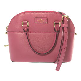 KATE SPADE ケイトスペード レザー 2WAY ハンドバッグ ショルダーバッグ/J183/ピンク系/翌日配送可【オールシーズン】【♀】【A】【レディース】/b250818★■588006【中古】