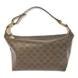 CELINE セリーヌ マカダム・ポーチ・ショルダーバッグ/ブラウン/翌日配送可【♀】【A】【レディース】/b250819★■588113【中古】