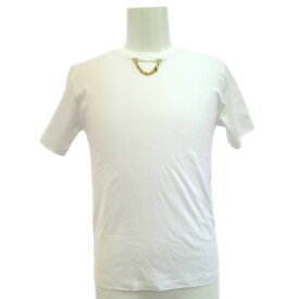 LOUIS VUITTON ルイヴィトン 23SS チェーンロゴデザイン 半袖 カットソー・Tシャツトップス/CA36929/XXS/ホワイト/翌日配送可【A】【メンズ・レディース】/b250902★■589090【中古】