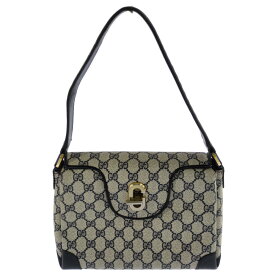 GUCCI グッチ GGプラス・オールドグッチ・巾着ハンドバッグ/グレー/翌日配送可【♀】【B】【レディース】/b250910★■590299【中古】