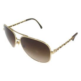 CHANEL シャネル ゴールド ボストンサングラス・メガネ/4194-Q/ブラウン/翌日配送可【♀】【B】【レディース】/b250917★■591072【中古】