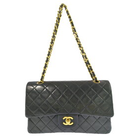 CHANEL シャネル マトラッセ25・ショルダーバッグ/ブラック/翌日配送可【♀】【B】【レディース】/b251004★■592868【中古】