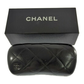 CHANEL シャネル サングラス ケースのみ メガネケース ポーチ/ブラック【B】【メンズ・レディース】/b251007★■593101【中古】