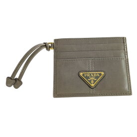 PRADA プラダ 名刺入れ/パスケース/IDケースカードケース/1MC025_2CYR_F0116/グレー/翌日配送可【♀】【B】【レディース】/b251015★■593842【中古】