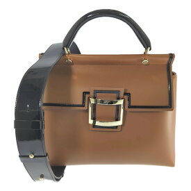 Roger Vivier ロジェヴィヴィエ カバス・2WAYハンドバッグ ショルダー/RBWAMAAD200IDJ1X68/ブラウン/プレゼント/記念日【オールシーズン】【♀】【A】【レディース】/b251016★■593709【中古】