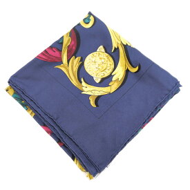 HERMES エルメス カレ90 スカーフネックウェア/ネイビー/翌日配送可【♀】【B】【レディース】/b251029★■594992【中古】