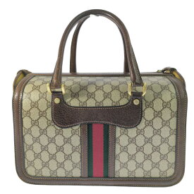 GUCCI グッチ GGプラス・オールドグッチ・キー付 ボストンバッグ/ベージュ/翌日配送可【♀】【C】【レディース】/b251104★■595595【中古】