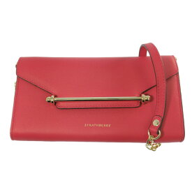 STRATHBERRY ストラスベリー ウォレットチェーン財布/レッド/ 翌日配送可【♀】【S】【レディース】/b251106★■595753【中古】
