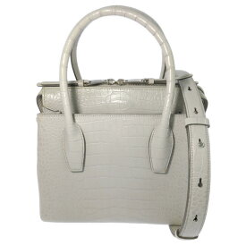 TOD’S トッズ クロコ型押し・2WAYショルダーバッグ/XBWANWF0100XTAB220/ベージュ/翌日配送可【A】【メンズ・レディース】/b251106★■595758【中古】