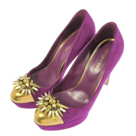sergio rossi セルジオロッシ スエード・パンプス靴/36 1/2/パープル/翌日配送可【♀】【A】【レディース】/b251107★■595752【中古】
