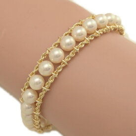 ベビーパール 27P・アコヤ真珠/Japan Pearl/パールブレスレット・ペンダント/K14YG-15.7g/イエローゴールド 翌日配送可【♀】【S】【レディース】/h251107★■595187【中古】