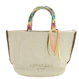 FEILER フェイラー ラブリートロピカルガーデン ハンドバッグ/ベージュ/翌日配送可【♀】【A】【レディース】/b251111★■596084【中古】