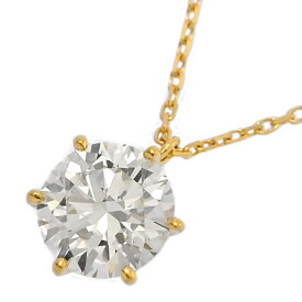 1.02ct/ラボグロウン/Laboratory-Grown・ダイヤモンドネックレス・ペンダント/K18YG/750-2.1g/イエローゴールド 翌日配送可【♀】【S】【レディース】/h251113★■595832【中古】