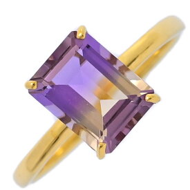 TM2.23ct/バイカラートルマリン・アメトリンリング・指輪/K18YG/750-2.6g/17号/#57/イエローゴールド 翌日配送可【N】【メンズ・レディース】/h251113★■595876【中古】