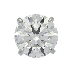 3.09ct/自社制作品/ラボグロウン/Laboratory-Grown・スタッズ 1P・ラウンド・ダイヤモンドピアス/Pt900-2g/プラチナ 翌日配送可【N】【メンズ・レディース】/h251114★■596530【中古】