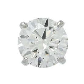 2.09ct/自社制作品/ラボグロウン/Laboratory-Grown・スタッズ 1P・ラウンド・ダイヤモンドピアス/Pt900-1.5g/2.09ct/翌日配送可【N】【メンズ・レディース】/h251114★■596531【中古】