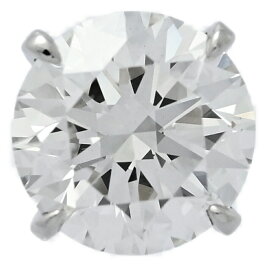 3.14ct/自社制作品/ラボグロウン/Laboratory-Grown・スタッズ 1P・ラウンド・ダイヤモンドピアス/Pt900-2g/プラチナ 翌日配送可【N】【メンズ・レディース】/h251114★■596535【中古】