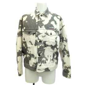 (年末セール) Supreme シュプリーム Denim Trucker Jacket Gジャン ブリーチ加工 デニムジャケット/S/グレー/プレゼント【♂】【A】【メンズ】/b251118★■596668【中古】