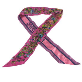 Christian Dior クリスチャンディオール フラワー　スカーフネックウェア/80151/ピンク/翌日配送可【♀】【B】【レディース】/b251118★■596753【中古】