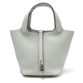 (限定値下げ) HERMES エルメス ピコタンロックPM・トリヨンクレマンス ミニ ハンドバッグ/FM 002 PM/ブルーペール/プレゼント/ホリデー【オールシーズン】【♀】【A】【レディース】/b251222★■600423【中古】