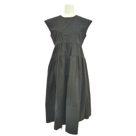 (ラスト1点) Maglie le cassetto マーリエルカセット タックフレンチティアード ワンピース/51-52121016/11/ブラック/デート/かわいい【♀】【S】【レディース】/b251224★■600800【中古】