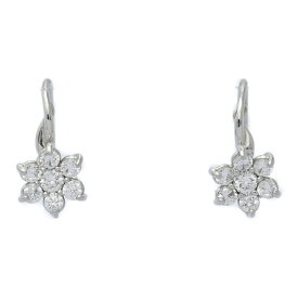 (ラスト1点) STAR JEWELRY スタージュエリー 7P・フラワーモチーフ ダイヤモンド ピアス/K18WG/750-2.0g/ホワイトゴールド【♀】【A】【レディース】/h251226★■601070【中古】