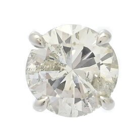 1.32ct/シングルスタッド・ダイヤモンドピアス/Pt900-1.0g/プラチナ 翌日配送可【♀】【S】【レディース】/h260113★■600501【中古】