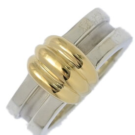 TIFFANY＆Co. ティファニー グルーブドウィズ リング・指輪/Sv925×K18/750コンビ-8.7g/10号/#50/シルバー/プレゼント/記念日【♀】【S】【レディース】/h260113★■600691【中古】