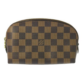 LOUIS VUITTON ルイヴィトン ダミエ・エベヌ・ポシェット コスメティック・コスメポーチ バニティ ポーチ/N47516/ブラウン【♀】【B】【レディース】/b260113★■601764【中古】