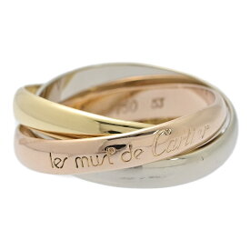 美品 Cartier カルティエ トリニティリング・指輪/K18Y+W+P/750,3カラー-7.5g/13号/#53/ゴールド/プレゼント/記念日【♀】【S】【レディース】/h260115★■601540【中古】