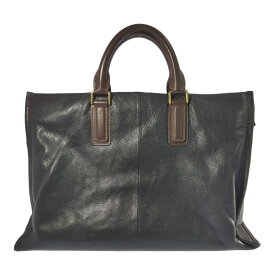 土屋鞄 ブリーフケース・ビジネスバッグ/ブラック×ブラウン/Tsuchiya KABAN/お仕事バッグ/ハンドバッグ/トート【オールシーズン】【♀】【B】【レディース】/b260116★■601905【中古】