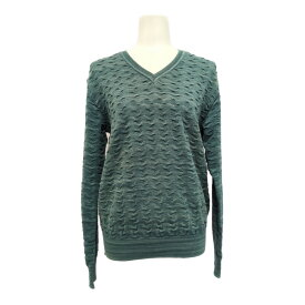 LANVIN ランバン Vネック ニット・セータートップス/LA-NK-77226/M/グリーン【オールシーズン】【♂】【A】【メンズ】/b260203★■604432【中古】