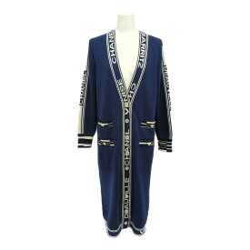 CHANEL シャネル ココボタン・カシミヤ・カーディガントップス/P60732K46366/36/ブルー【春秋冬】【♀】【A】【レディース】/b260204★■604422【中古】
