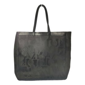 Salvatore Ferragamo サルヴァトーレフェラガモ ナイロン 総柄 レザー トートバッグ AU-21/6771 ブラック トラベルバッグ【オールシーズン】【♀】【B】【レディース】/b260309★■608040【中古】