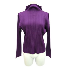 PLEATS PLEASE プリーツプリーズ 長袖 カットソー Tシャツ トップス PP63-JK166 3size パープル 【オールシーズン】【A】【メンズ・レディース】/b260310★■608294【中古】