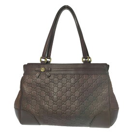 GUCCI グッチ グッチシマ オリジナル GGキャンバス ハンドバッグ トートバッグ 257063 ブラウン 【♀】【B】【レディース】/b260313★■608564【中古】