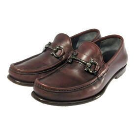 Salvatore Ferragamo サルヴァトーレフェラガモ MASON ガンチーニ ローファー レザーシューズ 靴 ZM009988 6 1/2/ブラウン系 【オールシーズン】【♂】【B】【メンズ】/b260325★■609891【中古】