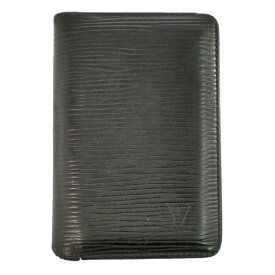 LOUIS VUITTON ルイヴィトン エピ オーガナイザー ドゥ ポッシュ 名刺入れ パスケース IDケースカードケース M63582 ブラック 【B】【メンズ・レディース】/b260407★■610852【中古】
