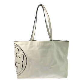 TORY BURCH トリーバーチ トート トートバッグ ホワイト【オールシーズン】【B】【メンズ・レディース】/b260413★■611091【中古】
