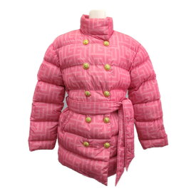 BALMAIN バルマン ダウン Barbieコラボ ジャケット 38 ピンク【秋冬】【♀】【B】【レディース】/b260415★■611623【中古】