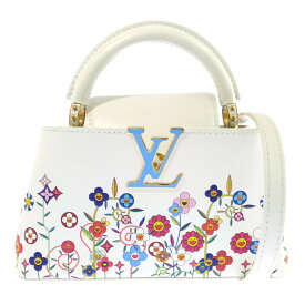 LOUIS VUITTON ルイヴィトン 村上隆カプシーヌEWミニ フラワー 2WAY ハンドバッグ M13246 ブロン 【オールシーズン】【♀】【A】【レディース】/b260415★■611622【中古】
