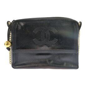 CHANEL シャネル 3番台 1994-96年製 ラムスキン トリプルステッチ チェーンショルダーバッグ ヴィンテージ 希少ボールチャーム 【オールシーズン】【B】【メンズ・レディース】/b260422★■612498【中古】