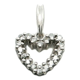 0.23ct ハート ダイヤモンドペンダントトップ Pt900-1.6g プラチナ 【♀】【S】【レディース】/h260424★■611540【中古】