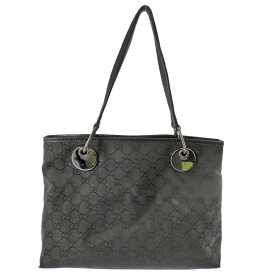 GUCCI グッチ GGキャンバス トートバッグ 120837 ブラック【オールシーズン】【B】【メンズ・レディース】/b260427★■612674【中古】