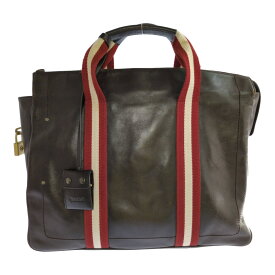 BALLY バリー バリーストライプバッグ ブラウン【オールシーズン】【B】【メンズ・レディース】/b260429★■613364【中古】