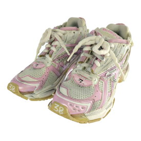 BALENCIAGA バレンシアガ ランナー ダメージ加工 スニーカー靴 677402 38 ピンク【♀】【A】【レディース】/b260507★■613398【中古】
