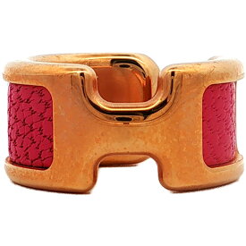 HERMES エルメス オランプイヤーカフ 合金メッキ-3.8g ピンク 【A】【メンズ・レディース】/h260511★■613998【中古】