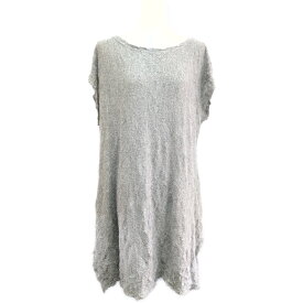 me ISSEY MIYAKE ミーイッセイミヤケ ノースリーブワンピース MI52 JT373 グレー【春夏秋】【♀】【A】【レディース】/b260512★■614162【中古】